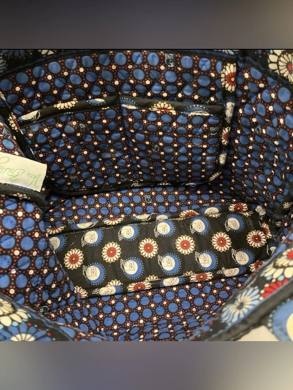 Vera Bradley Tote Retired Night Owl